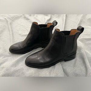 EUC madewell women’s ainsley chelsea boots black sz 6